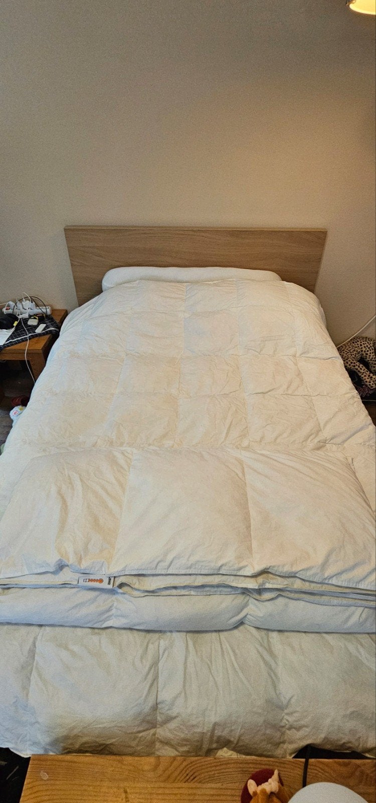 fjällarnika IKEA 4seizoenen dekens 2-delig 200x200 cm, Huis en Inrichting, Woonaccessoires | Plaids en Woondekens, Woondeken, Wit