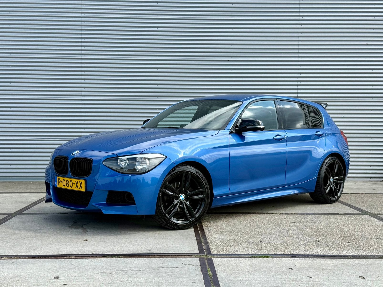 BMW 116i Business+ M Sport | Estoril Blue | Alcantara | 2013, Auto's, 1-Serie, 4 cilinders, Blauw, 1200 kg