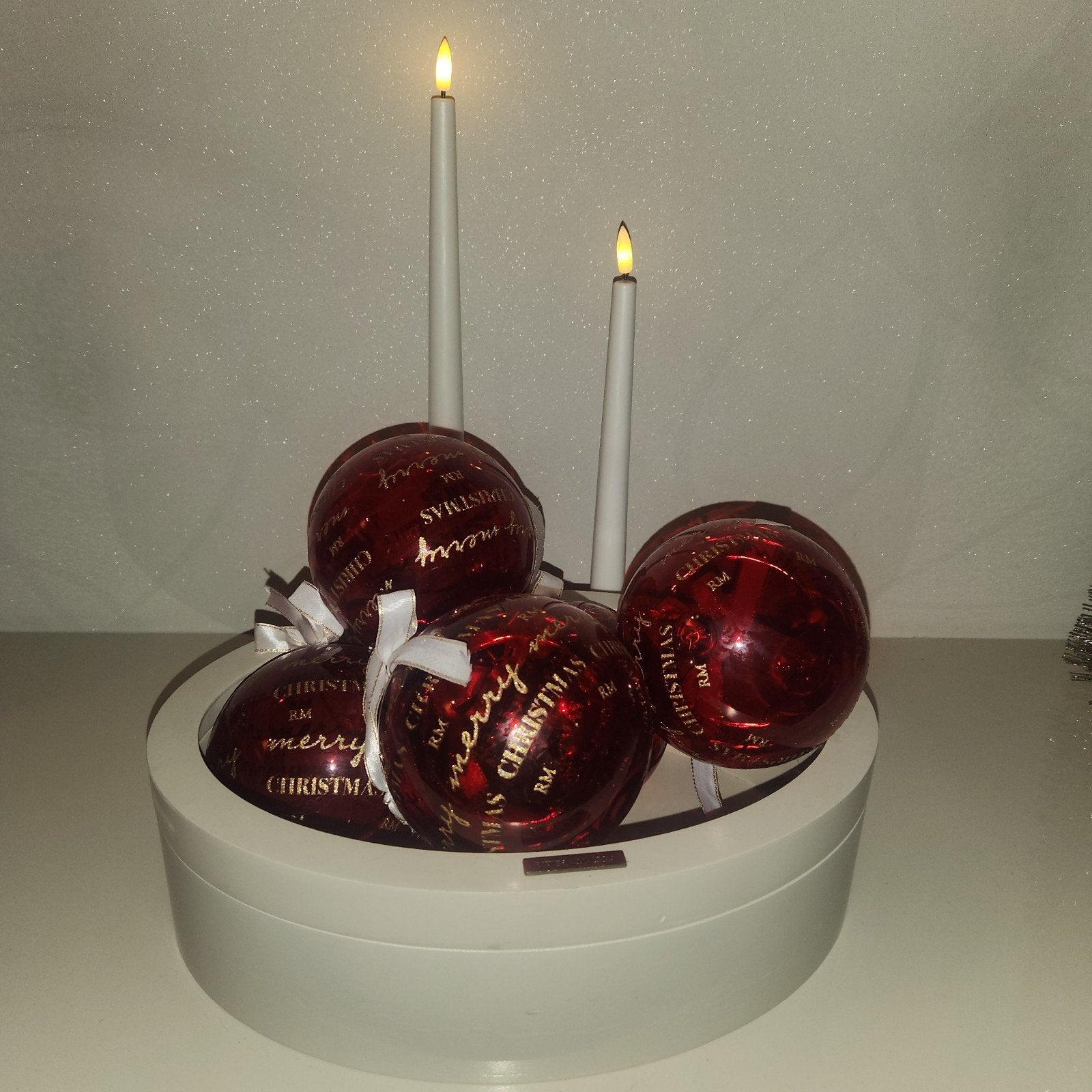 5 Superrr Gave Rode Kerst Ornament Ballen van Rivièra Maison, Diversen, Ophalen of Verzenden, Nieuw