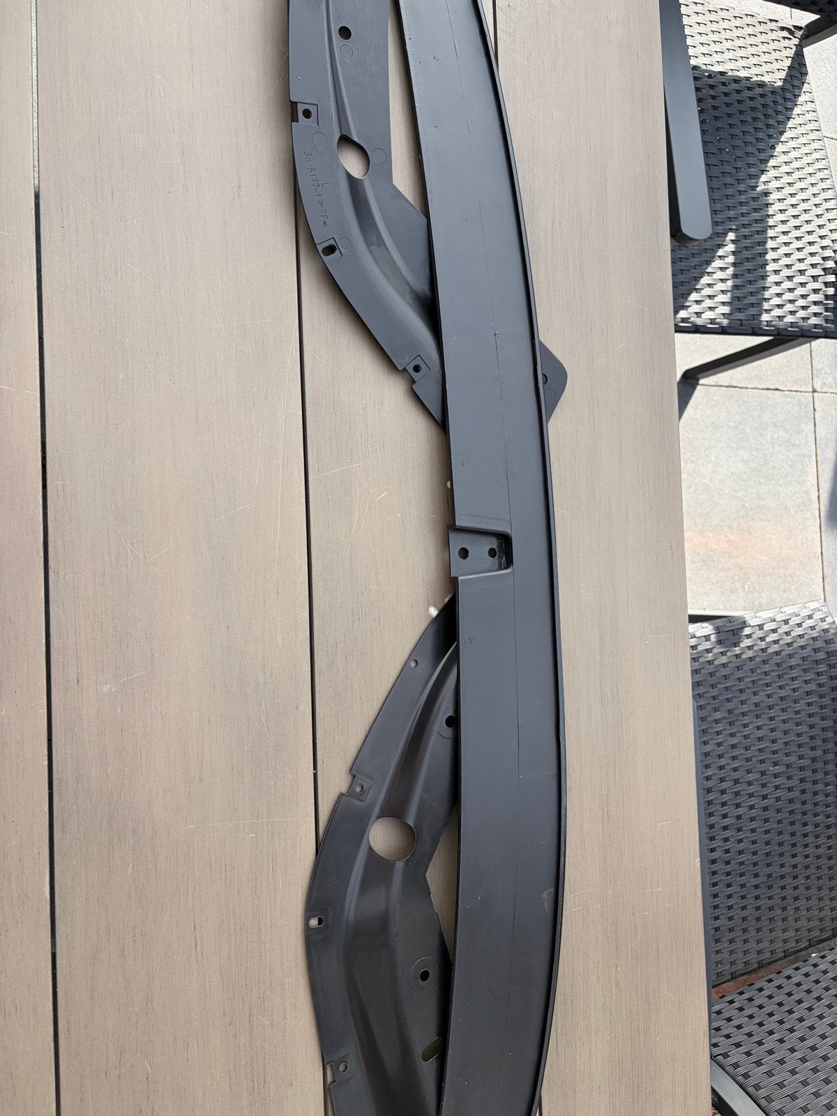 splitter M Bumper BMW 4 serie F32 F33 F36, Ophalen, Gebruikt, Voor, Bumper