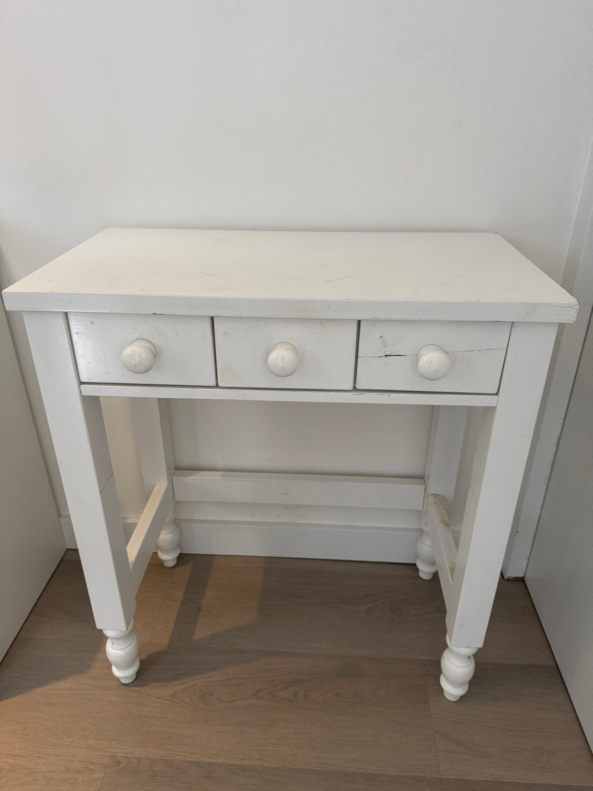 Bopita kaptafel/bureau/sidetable van massief hout, Gebruikt, Minder dan 100 cm, Hout, 50 tot 100 cm
