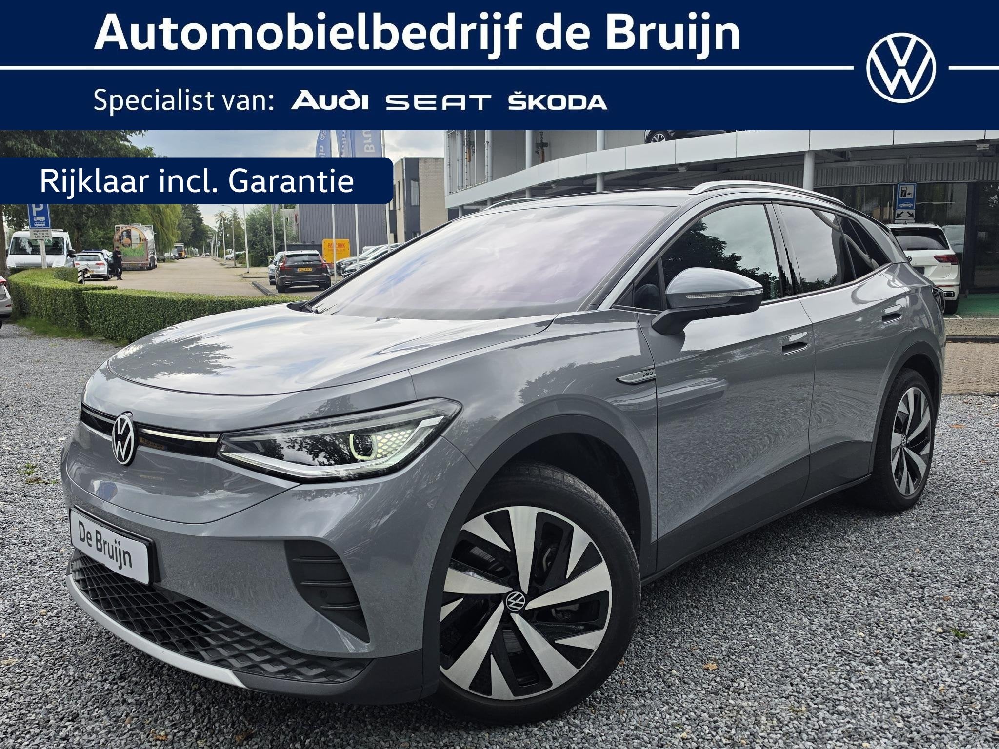 Volkswagen ID.4 Pro Advantage 77 kWh (Camera,Acc,Navi,Keyles, Automaat, 12 maanden, Gebruikt, Zwart