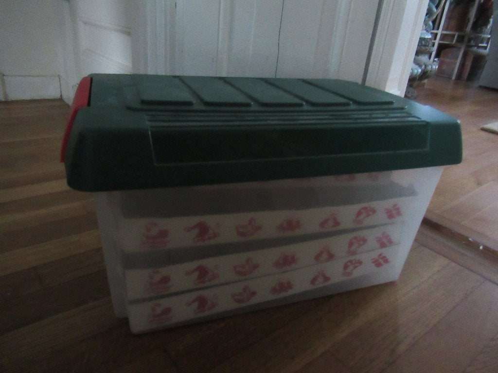 SUNWARE Nesta OPBERGBOX 60 L voor oa kerstballen / kerst, Ophalen, Gebruikt