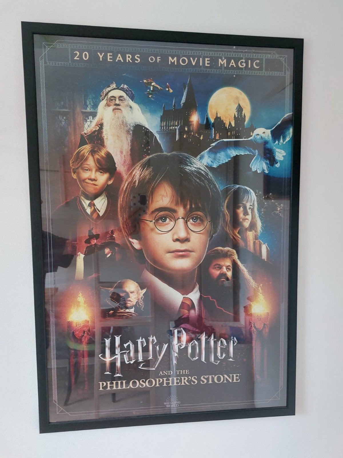 Harry Potter en de Steen der Wijzen ingelijste poster, Verzamelen, Ophalen, Zo goed als nieuw, Boek of Poster