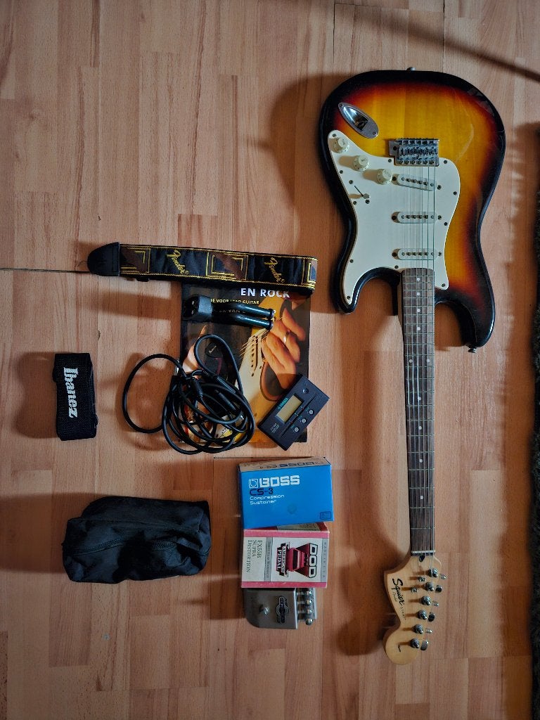 Gitaarset, Muziek en Instrumenten, Ophalen, Gebruikt, Solid body, Overige merken