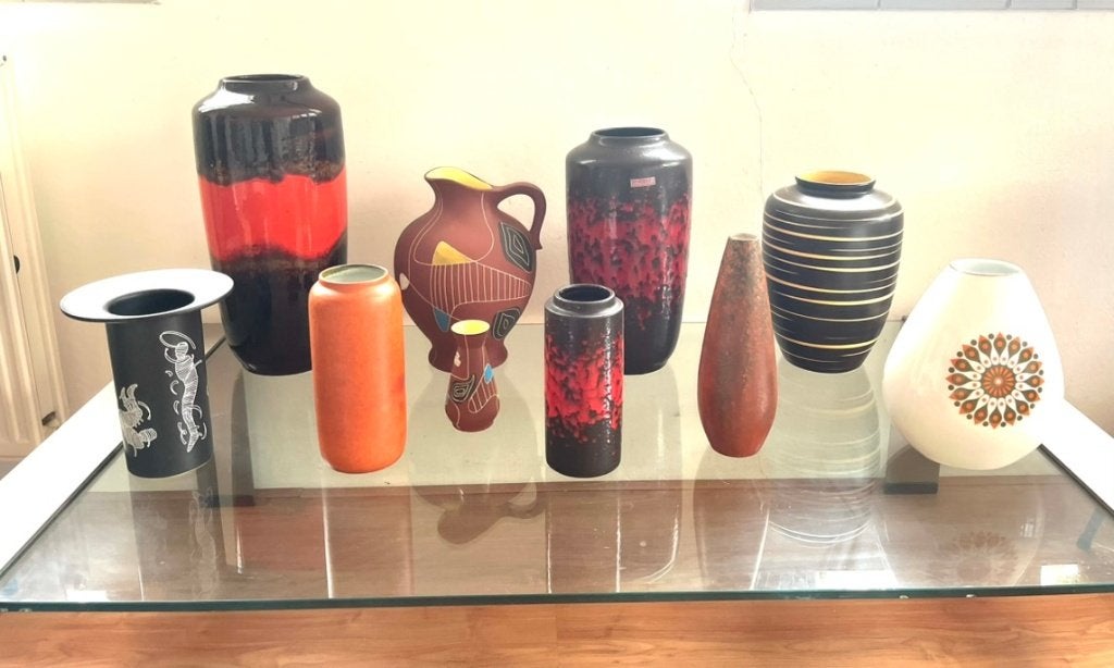 Grote partij retro vazen, Huis en Inrichting, Woonaccessoires | Vazen, Ophalen, Gebruikt