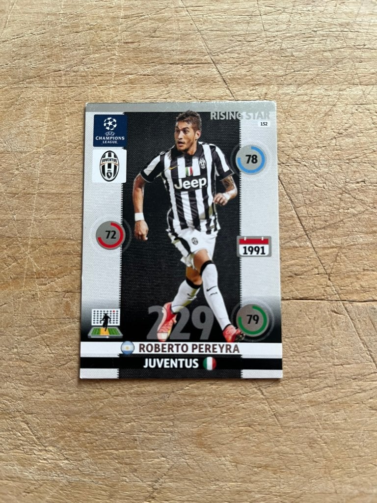 Roberto Pereyra Rising Star Juventus 152, Ophalen of Verzenden, Zo goed als nieuw, Plaatje