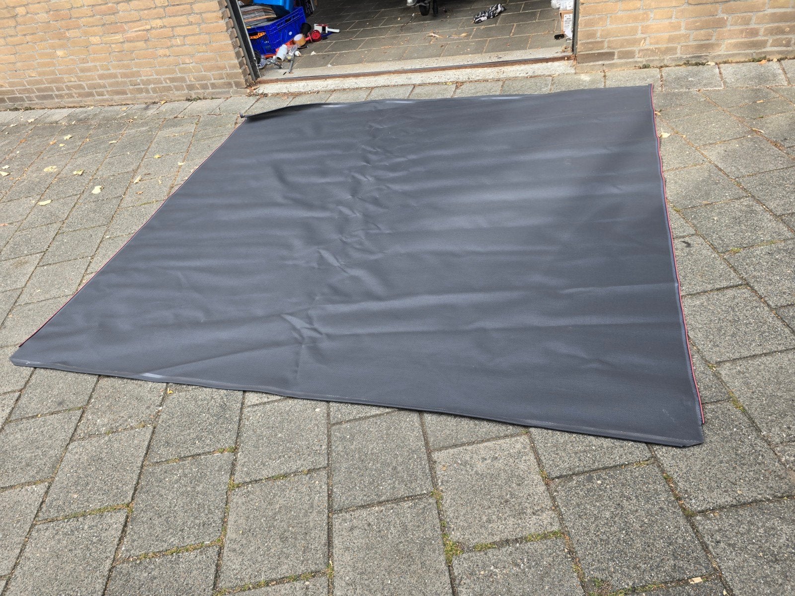 screen doek, Tuin en Terras, Zonneschermen, 300 cm of meer, Ophalen of Verzenden, Gebruikt, 250 cm tot 450 cm