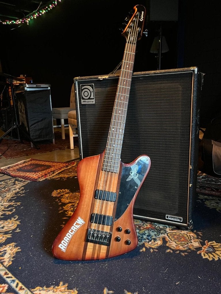 Epiphone Thunderbird PRO-V bas 5-string Vintage Sunburst, Muziek en Instrumenten, Ophalen, Gebruikt, Elektrisch, 5-snarig