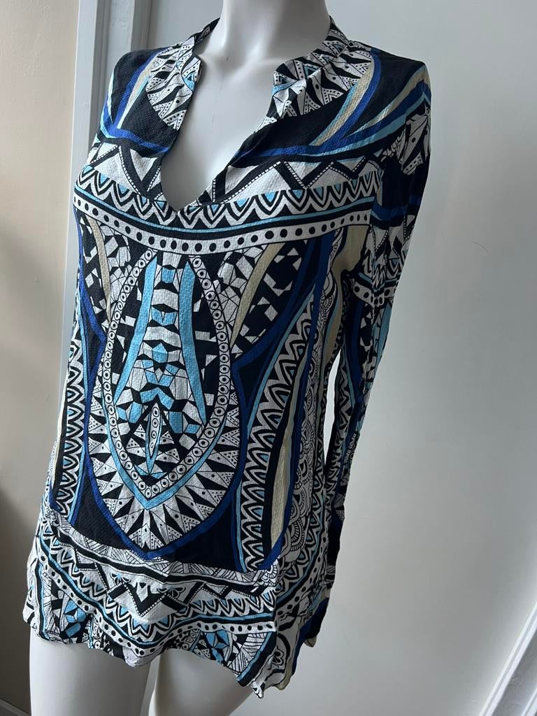 Hale bob viscose blouse maat S, Ophalen of Verzenden, Zo goed als nieuw, Maat 36 (S), Overige kleuren