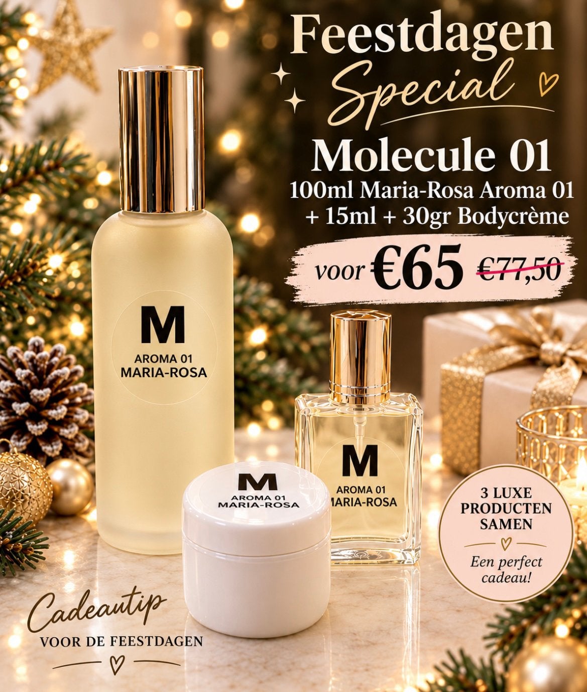 Molecule 01 Feestdagen ACTIE kan niet vroeg genoeg beginnen, Ophalen of Verzenden, Nieuw