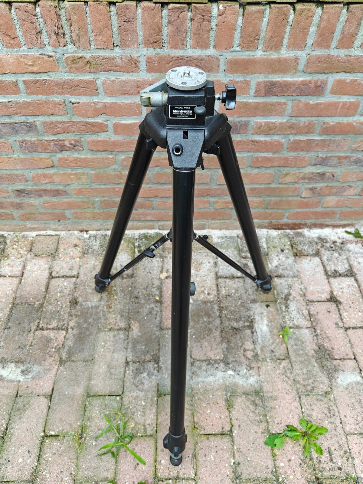 Manfrotto model 058 professioneel statief, Ophalen, Gebruikt, Driepoot, 175 cm of meer