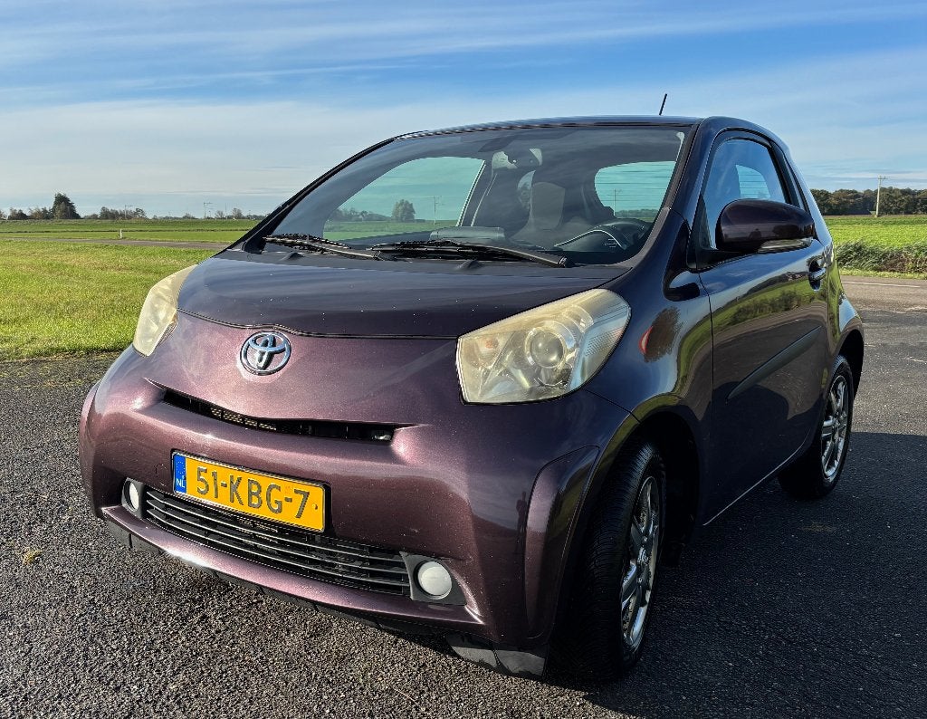 Toyota IQ 1.0 2009 Paars, Stof, Overige kleuren, Origineel Nederlands, Overige kleuren