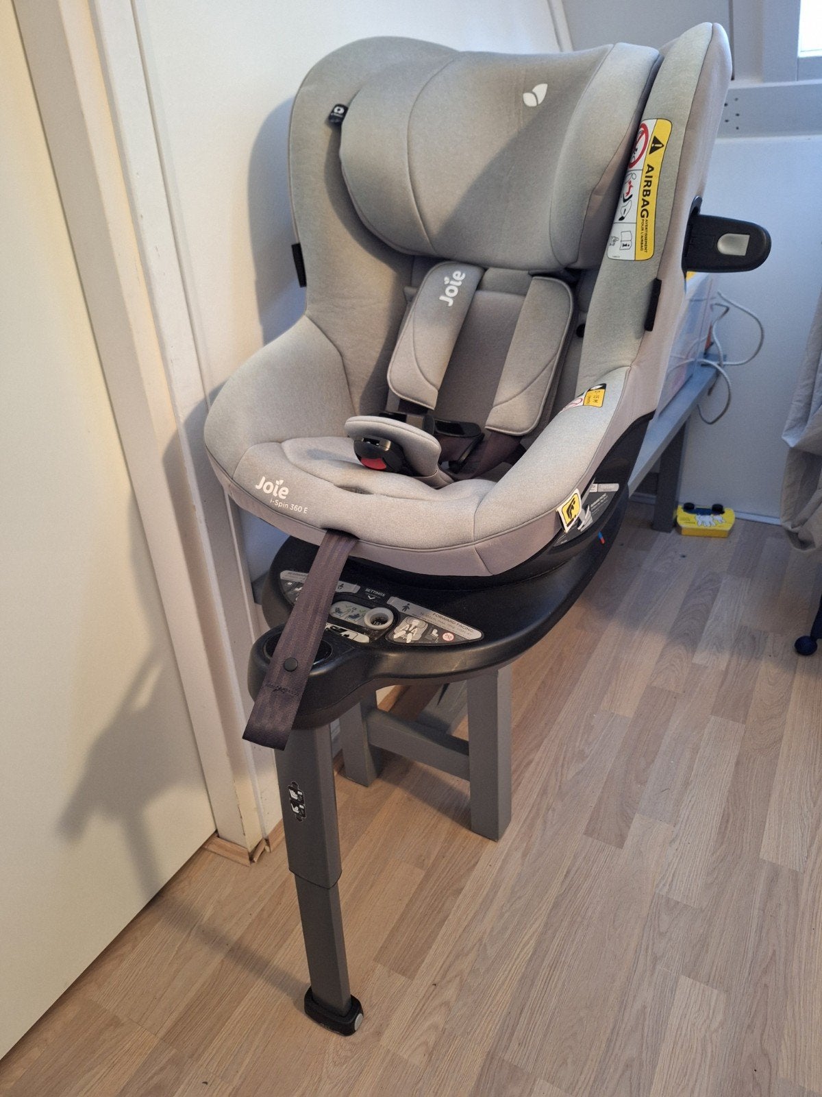 Joie i-Spin 360 autostoeltje, Verstelbare rugleuning, 0 t/m 18 kg, Zo goed als nieuw, Isofix