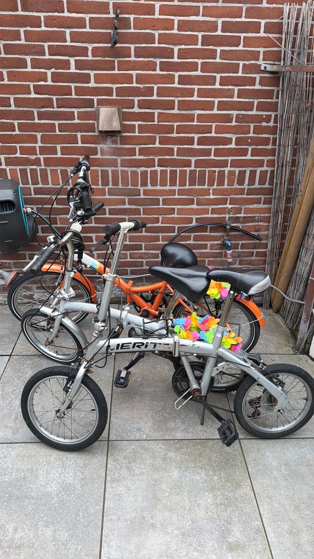 Drie vouwfietsen, Ophalen, Gebruikt, Totaal opvouwbaar, Versnellingen