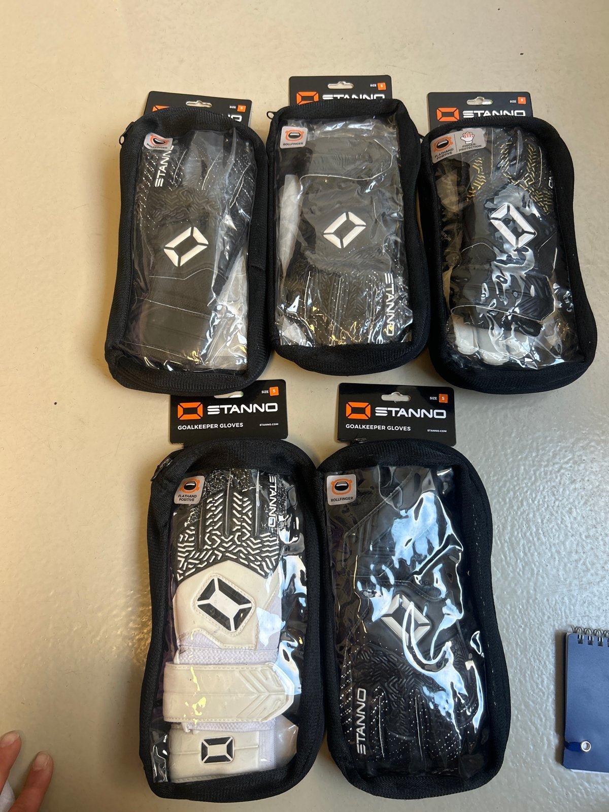 Stanno Keepershandschoenen Maat 5 - Nieuw, Ophalen of Verzenden, Nieuw, Handschoenen
