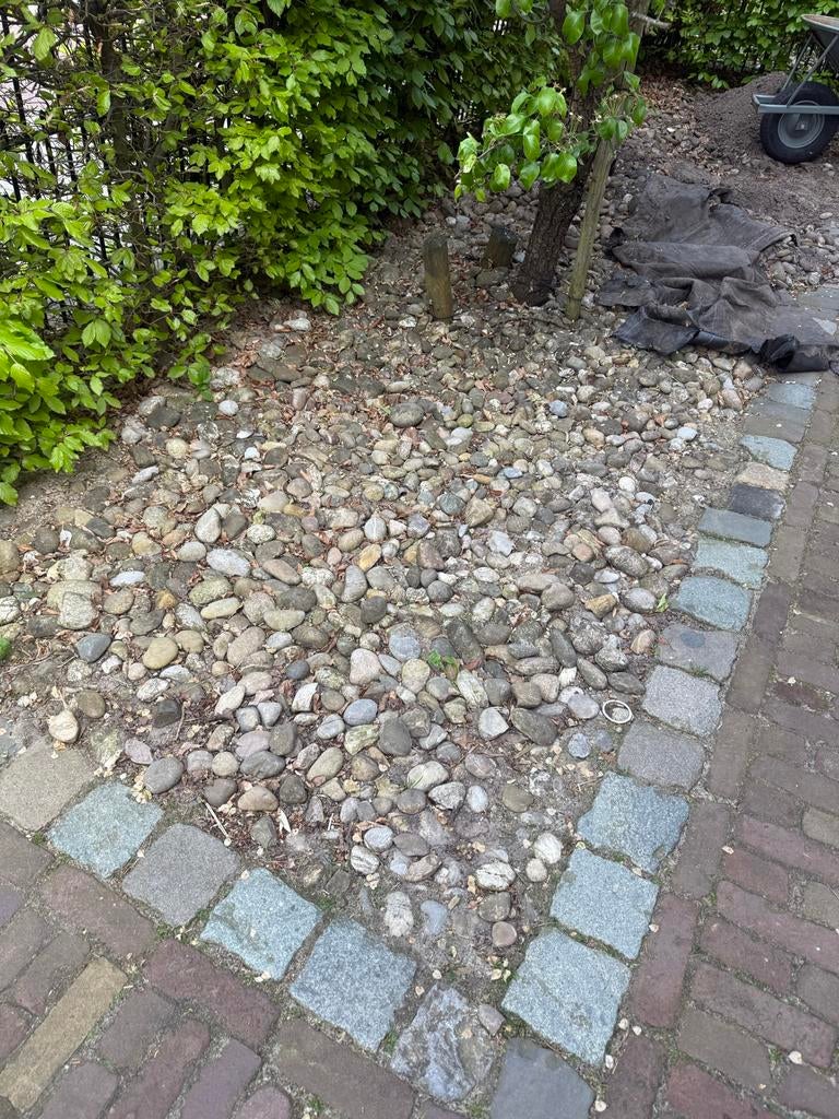 Gratis!! Decoratieve grote kiezels voor Tuin, Ophalen, Gebruikt, Grijs, Kei