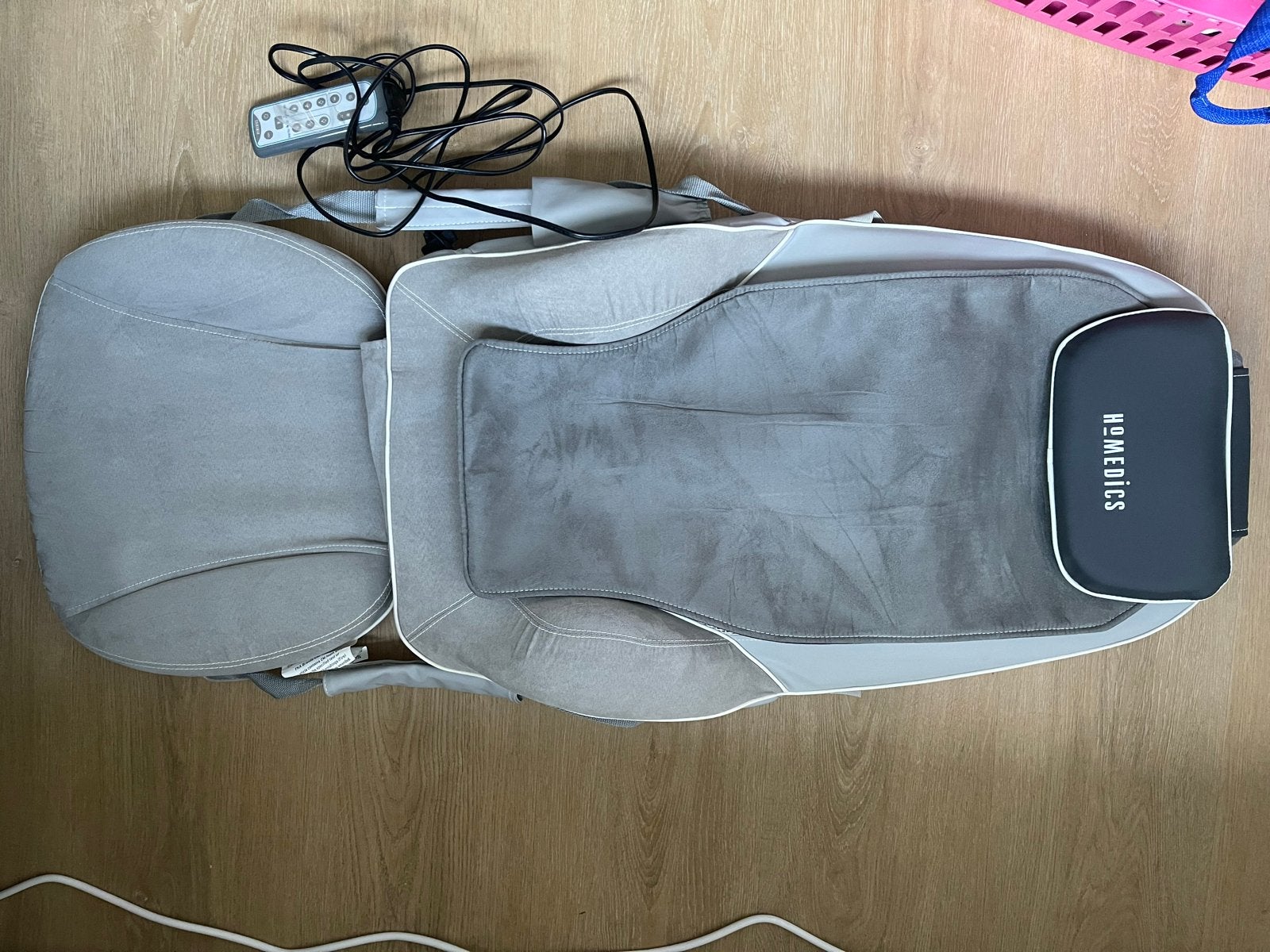 HoMedics Shiatsu Massagestoel met warmtefunctie, Ophalen of Verzenden, Gebruikt, Massagestoel of Kussen