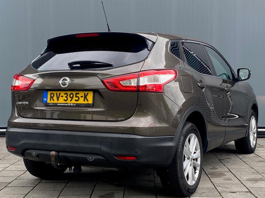 Nissan QASHQAI BWJ 2015 | 1.6 dCi 131PK Acenta | TREKHAAK |, Auto's, Nissan, Voorwielaandrijving, 4 cilinders, Bruin, Alcantara