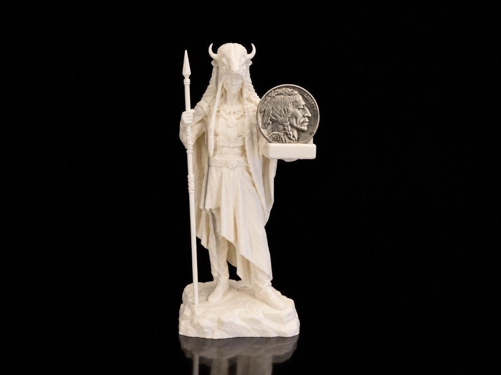 Buffalo Nickel Display Stand | USA nikkel zilver, Ophalen of Verzenden, Noord-Amerika, Losse munt, Zilver