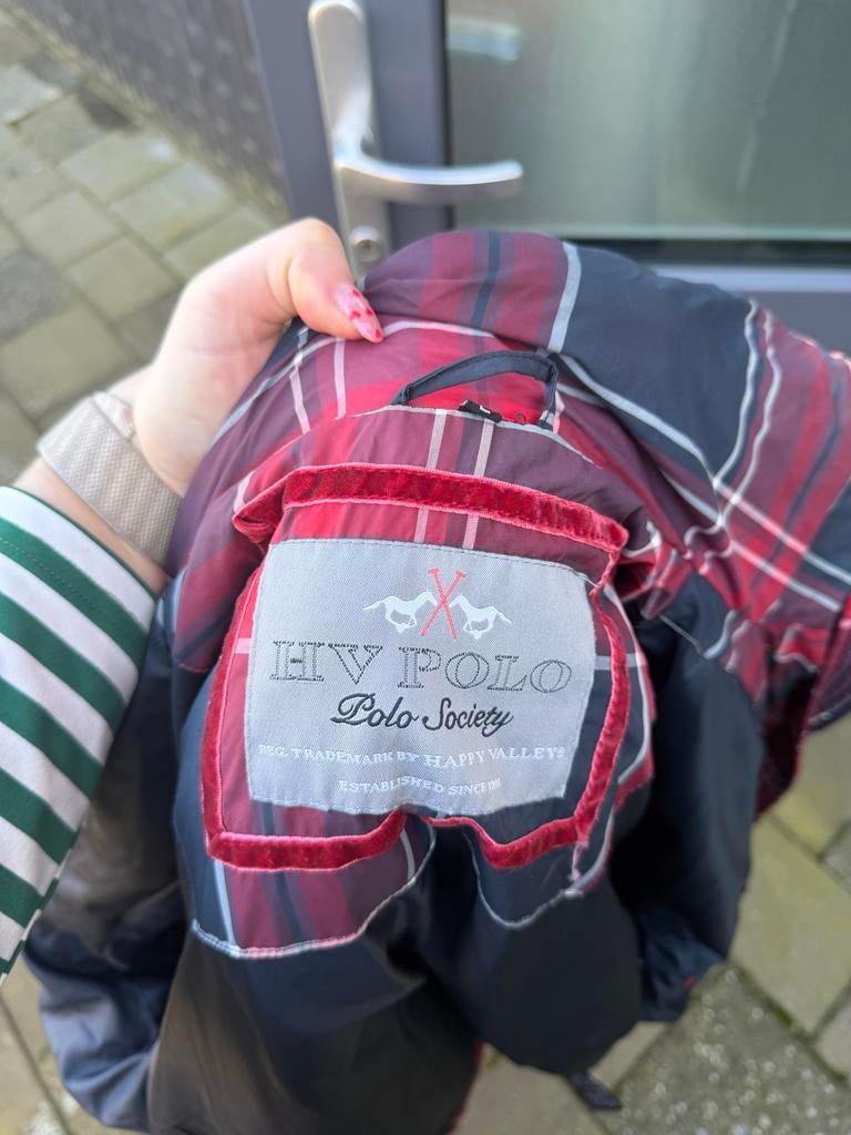 HV Polo Society Geruite Jas Maat L, Dieren en Toebehoren, Paarden en Pony's | Overige Paardenspullen, Ophalen of Verzenden, Zo goed als nieuw