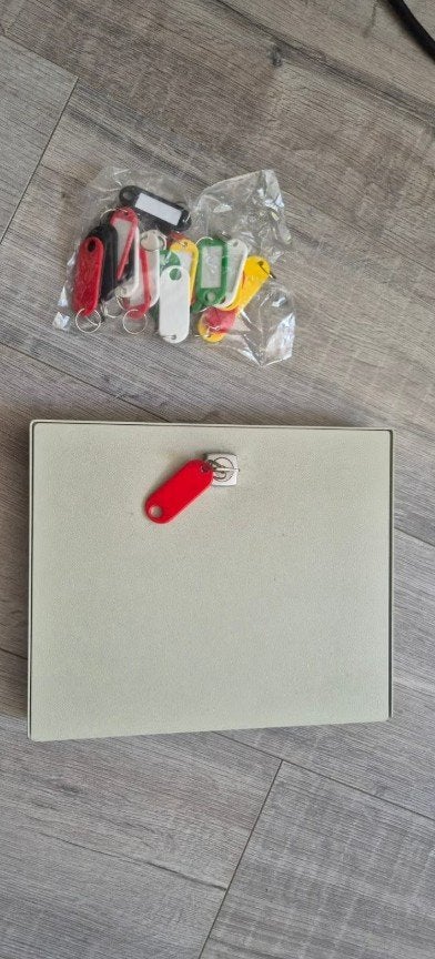 Sleutelkastje met 20 haken en sleutelhangers, Ophalen