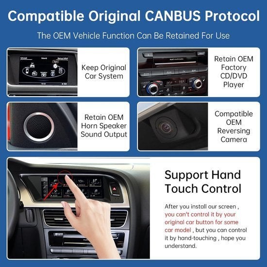 8.9 inch CarPlay Touchscreen – Auto Multimedia Scherm, Corvance B.V., Verzenden, Nieuw, Corvancebol@gmail.com