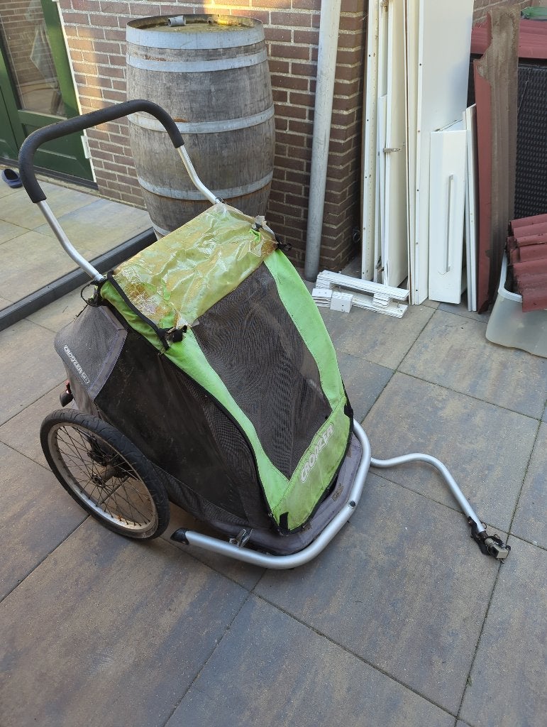 Graris Croozer fietskar, Ophalen, Gebruikt, Opvouwbaar, Croozer