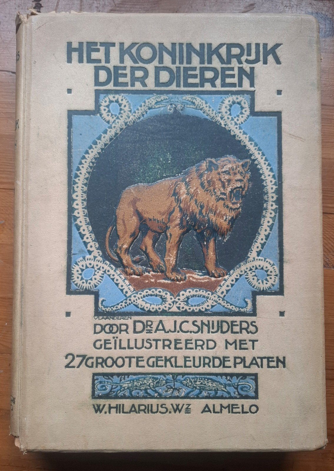 Het Koninkrijk der Dieren 1910 - 27 Grote Gekleurde Platen, Boeken, Ophalen of Verzenden, Gelezen, Natuur algemeen, Dr. A.J.C. Snijders
