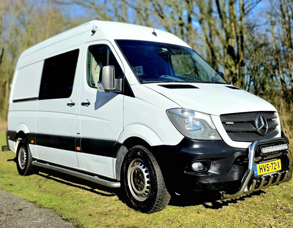 Mercedes Sprinter Camper 2016 Automaat Airco Offgrid 4 Pers, Caravans en Kamperen, Campers, Tot en met 2, Mercedes-Benz, Diesel