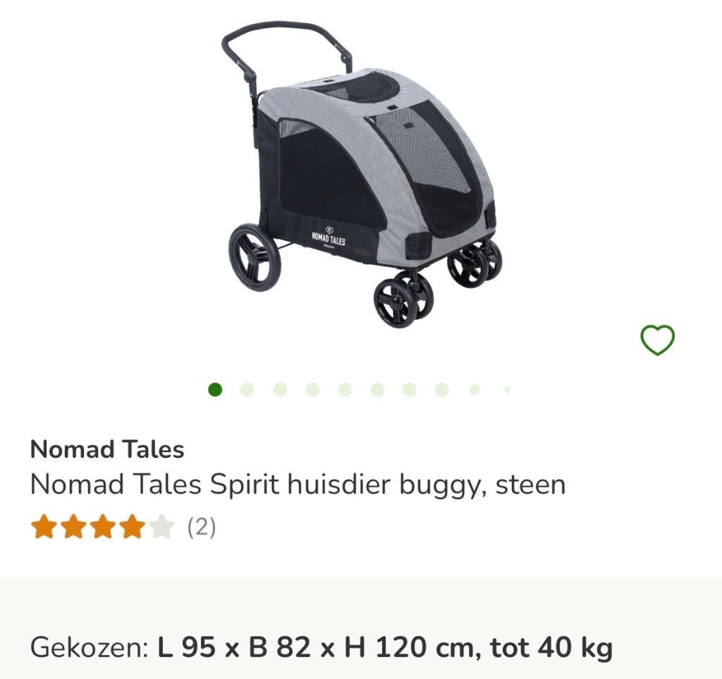 Huisdier buggy, Dieren en Toebehoren, Honden-accessoires, Ophalen, Nieuw