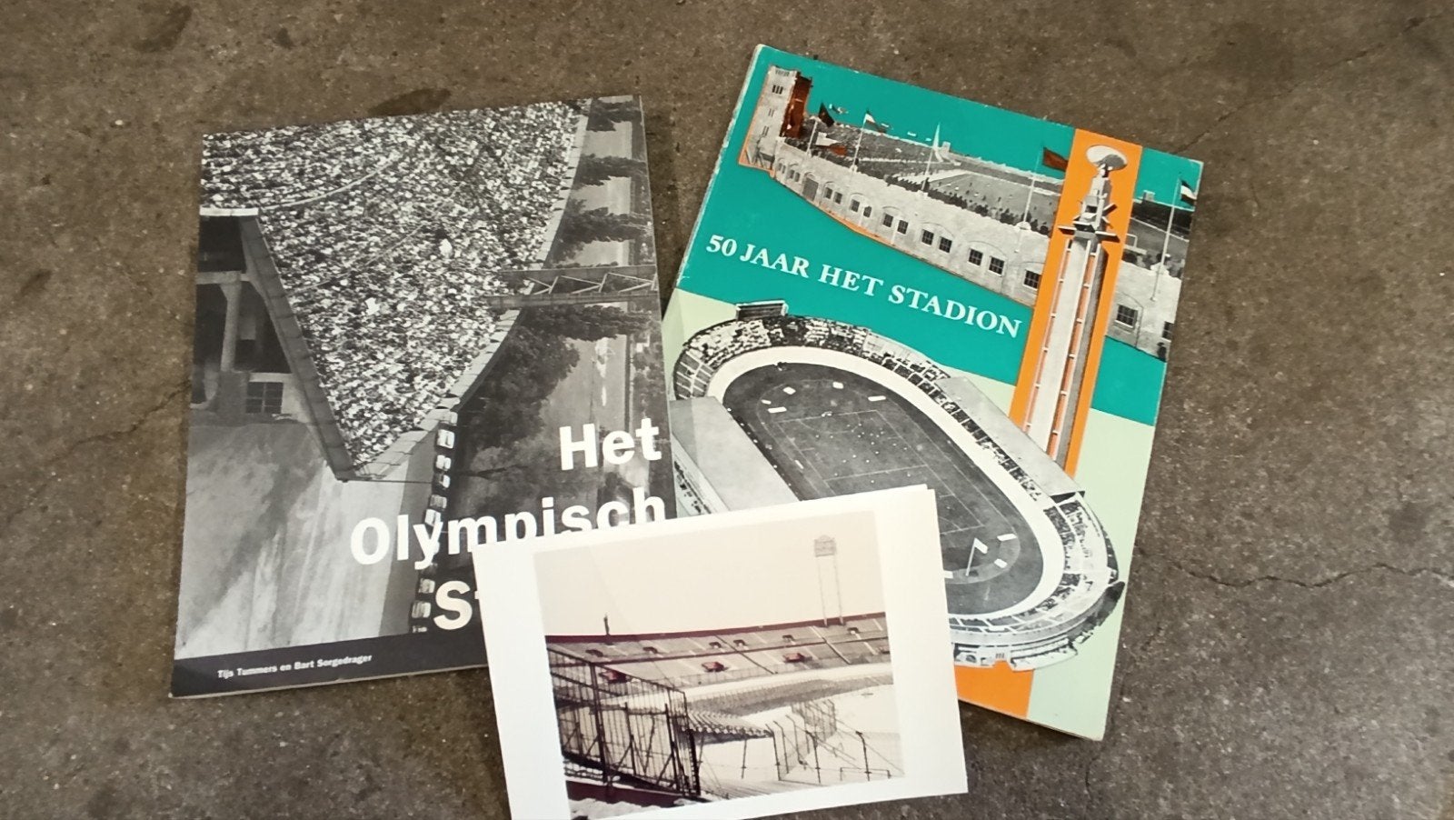 Vintage Olympisch stadion pakket!! Jaren 60/90, Ophalen of Verzenden, Zo goed als nieuw, Poster, Plaatje of Sticker