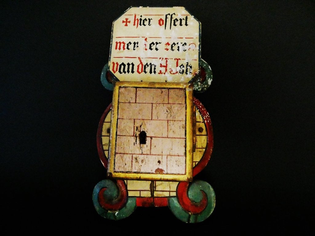 Offerblok collectebus  H. Johannes van Wivina klooster, Ophalen of Verzenden