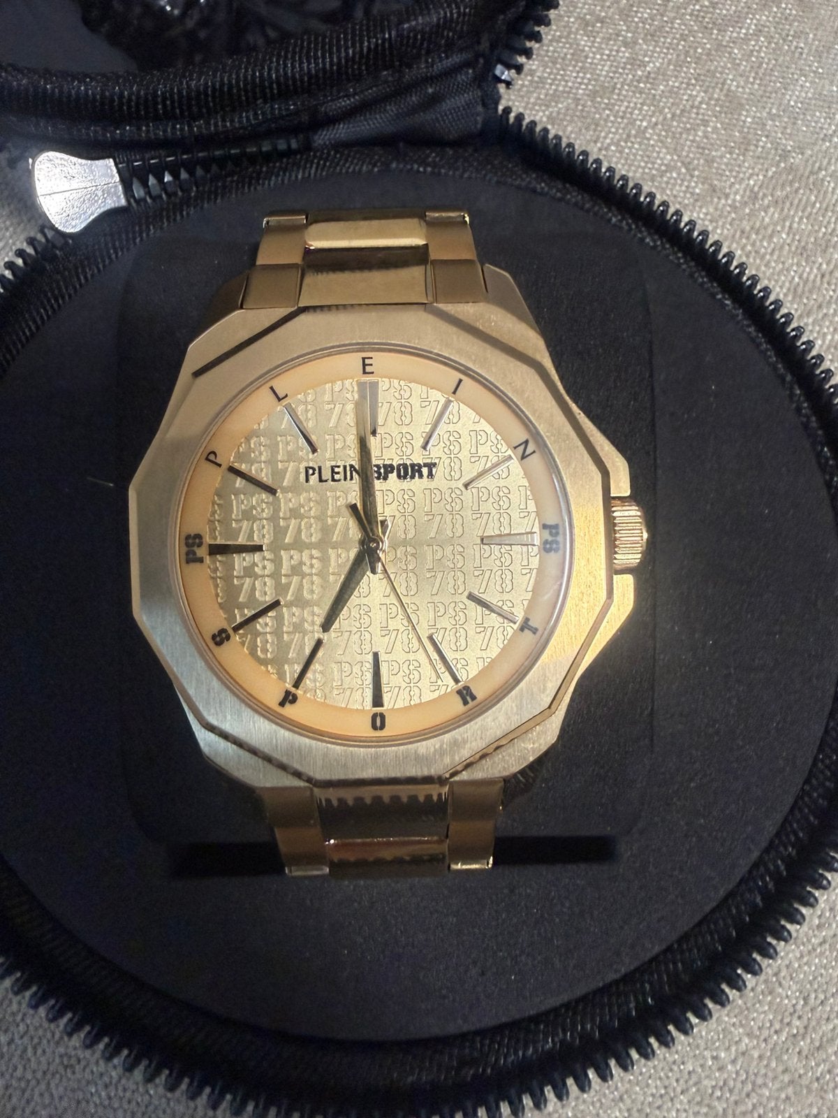 PLEIN SPORT mens watch golden, Ophalen, Nieuw, Overige merken