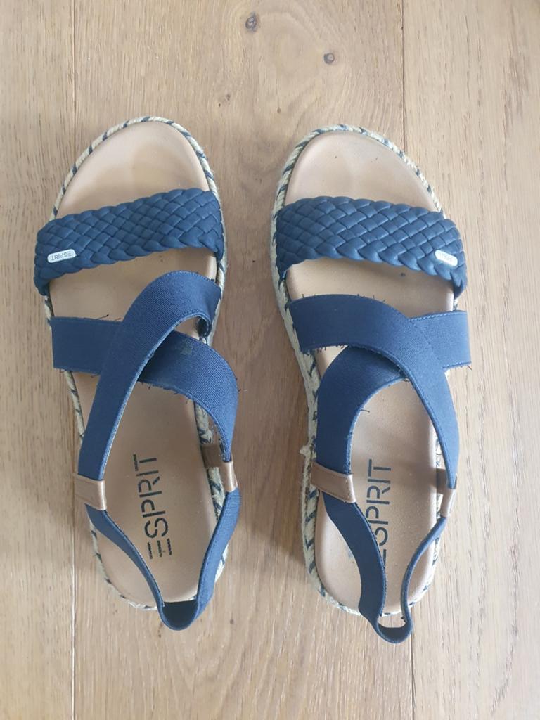 Sandalen merk Esprit maat 39, Ophalen of Verzenden, Zo goed als nieuw, Sandalen of Muiltjes