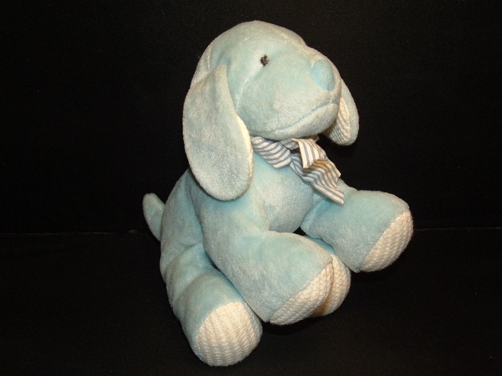 ÁNNA CLUB PLUSH HOND VELOURS BLAUW MET WITTE, Kinderen en Baby's, Speelgoed | Knuffels en Pluche, Verzenden, Nieuw, Overige typen