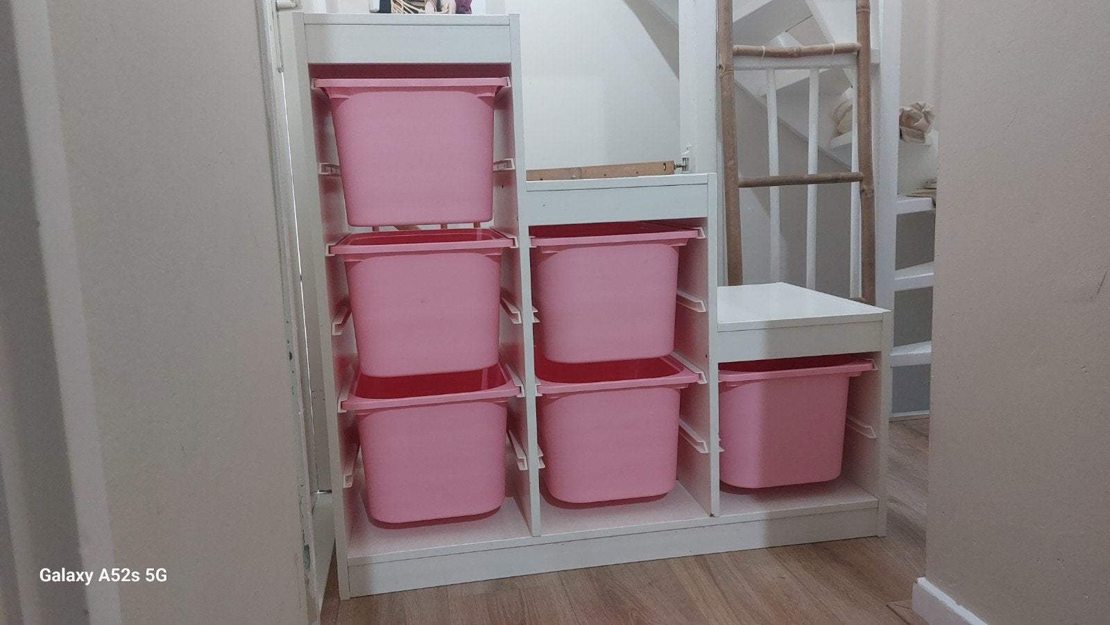 IKEA Trofast opbergkast met roze bakken, Ophalen, Gebruikt, Kast