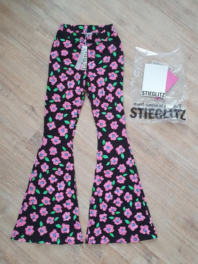 Nieuwe Stieglitz Yuma pink flared broek XS/34+kaartjes, Nieuw, Stieglitz, Ophalen of Verzenden, Roze