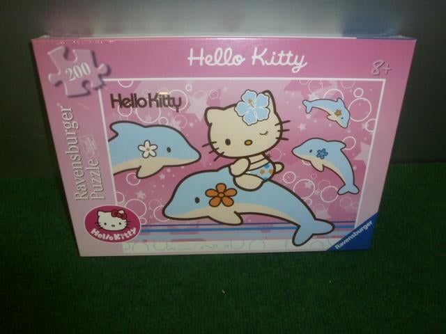 NIEUW HELLO KITTY Puzzel 200 puzzelstukken 8 jaar, Ophalen of Verzenden, Meer dan 50 stukjes, Nieuw, 6 jaar of ouder