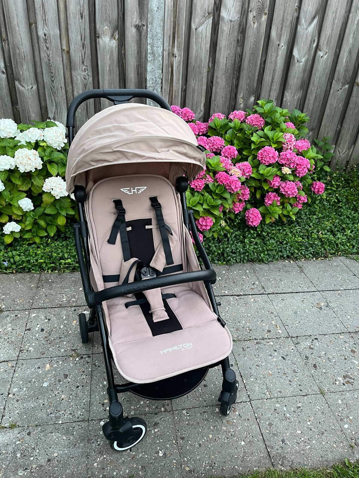 Hamilton buggy - Gebruikt met gebruikersplekken, Kinderen en Baby's, Buggy's, Ophalen, Gebruikt, Overige merken, Zonnekap