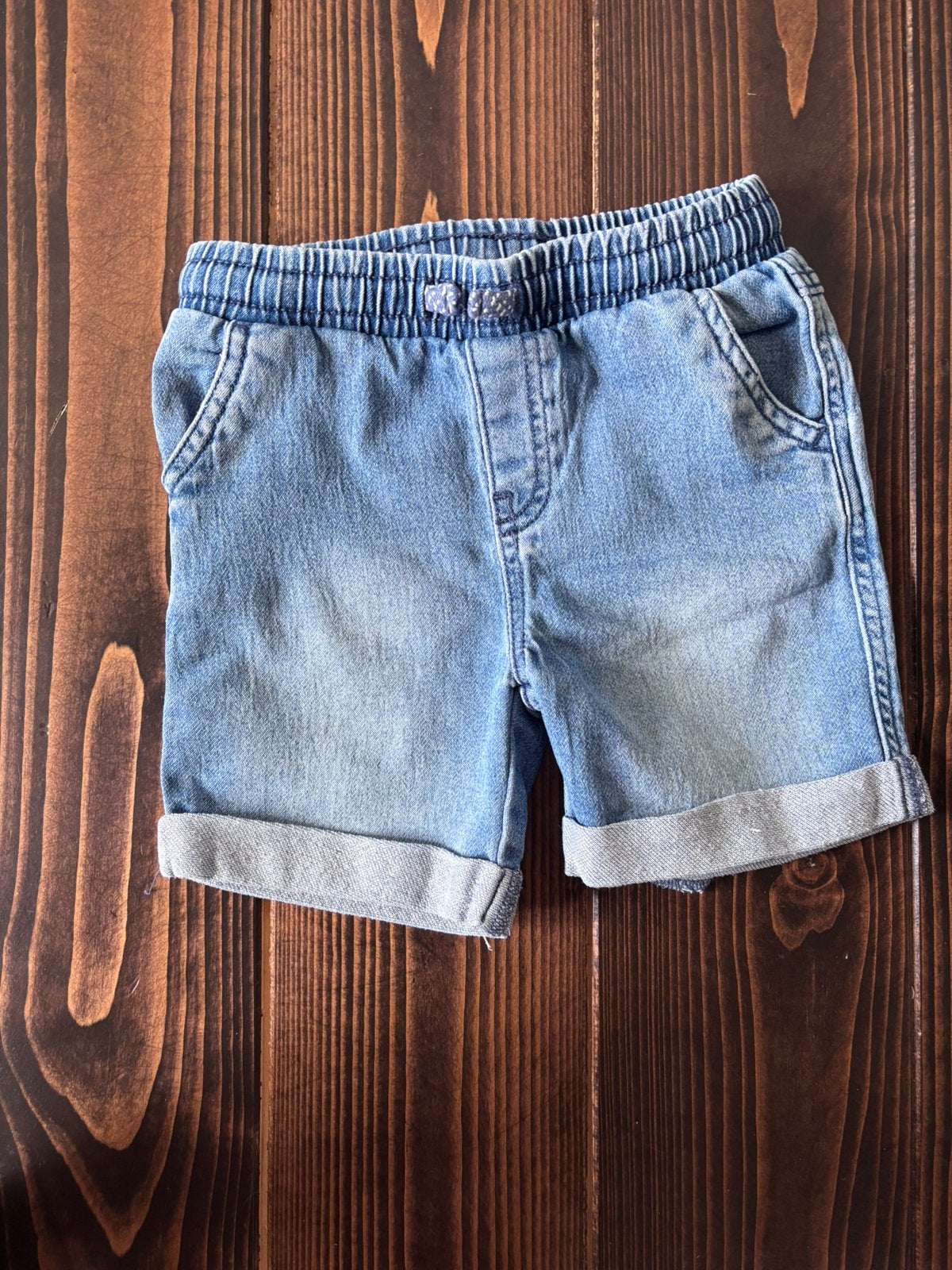 Blauwe korte broek maat 110/116, Ophalen of Verzenden, Zo goed als nieuw, Jongen, Broek