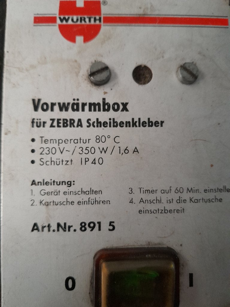 Wurth voorverwarmer kit, Ophalen, Zo goed als nieuw