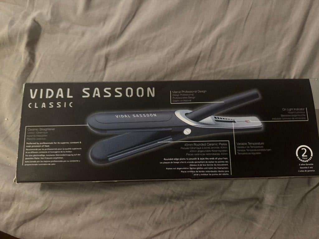 Vidal Sassoon Classic Ceramic Straightener, Ophalen of Verzenden, Nieuw, Krultang of Stijltang