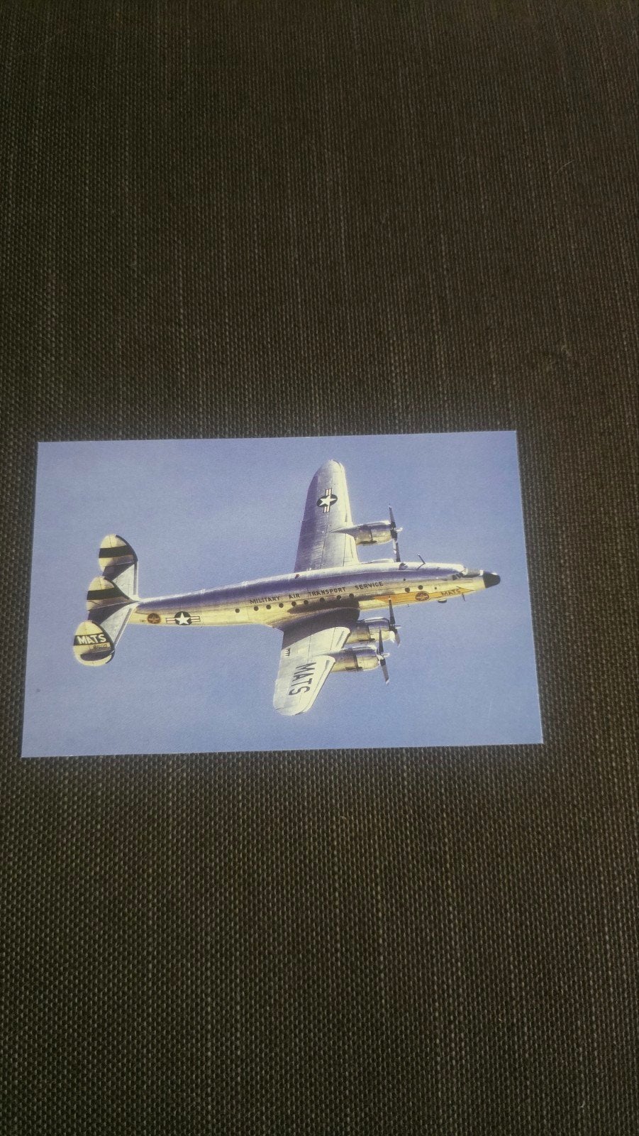 Ansichtkaart Lockheed Constellation C121A 48-609 (2601), Ophalen of Verzenden