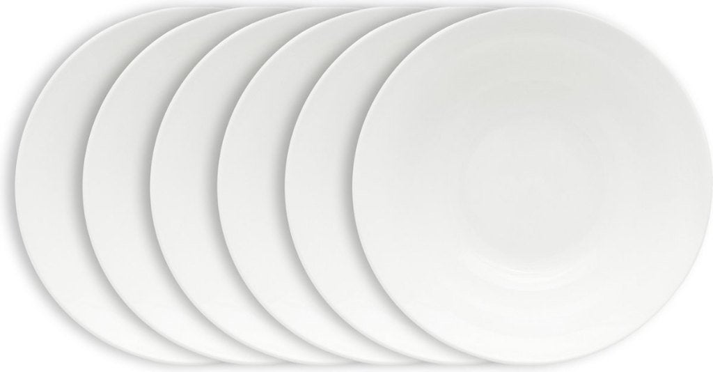 VTWonen Pasta- Soepborden Wit Porselein 25.5cm 12 stuks NW, Nieuw, Ophalen of Verzenden, Bord(en), Overige stijlen