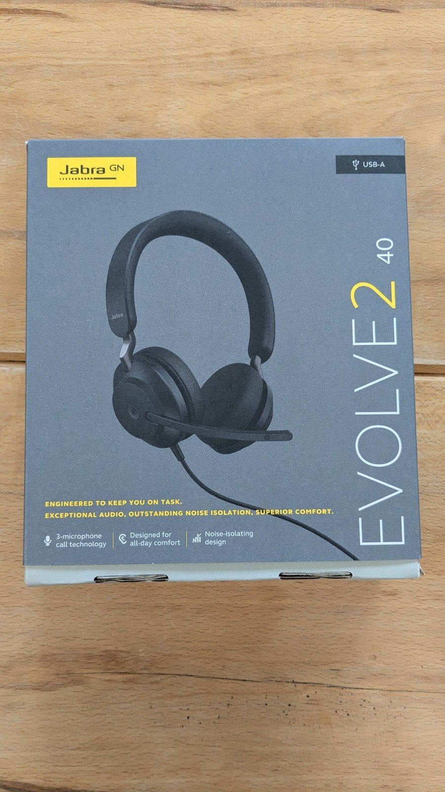 Jabra Evolve2 40 USB-A Headset - Nieuw in doos