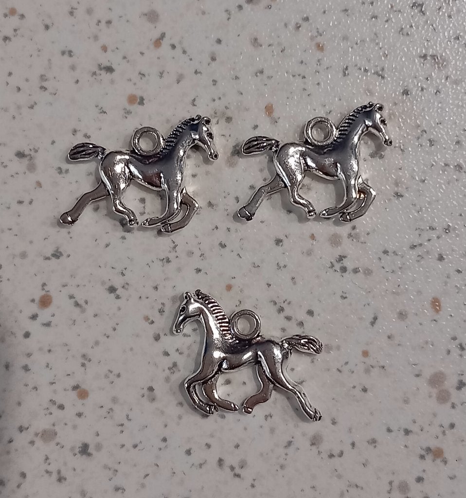 Paarden metalen bedels, Ophalen of Verzenden, Nieuw, Bedel