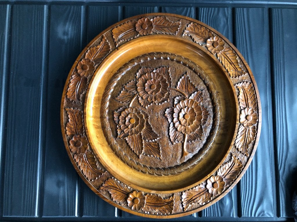 Vintage Houten Wandbord (Joegoslavie) [48], Ophalen, Hout, Klassiek, Zo goed als nieuw