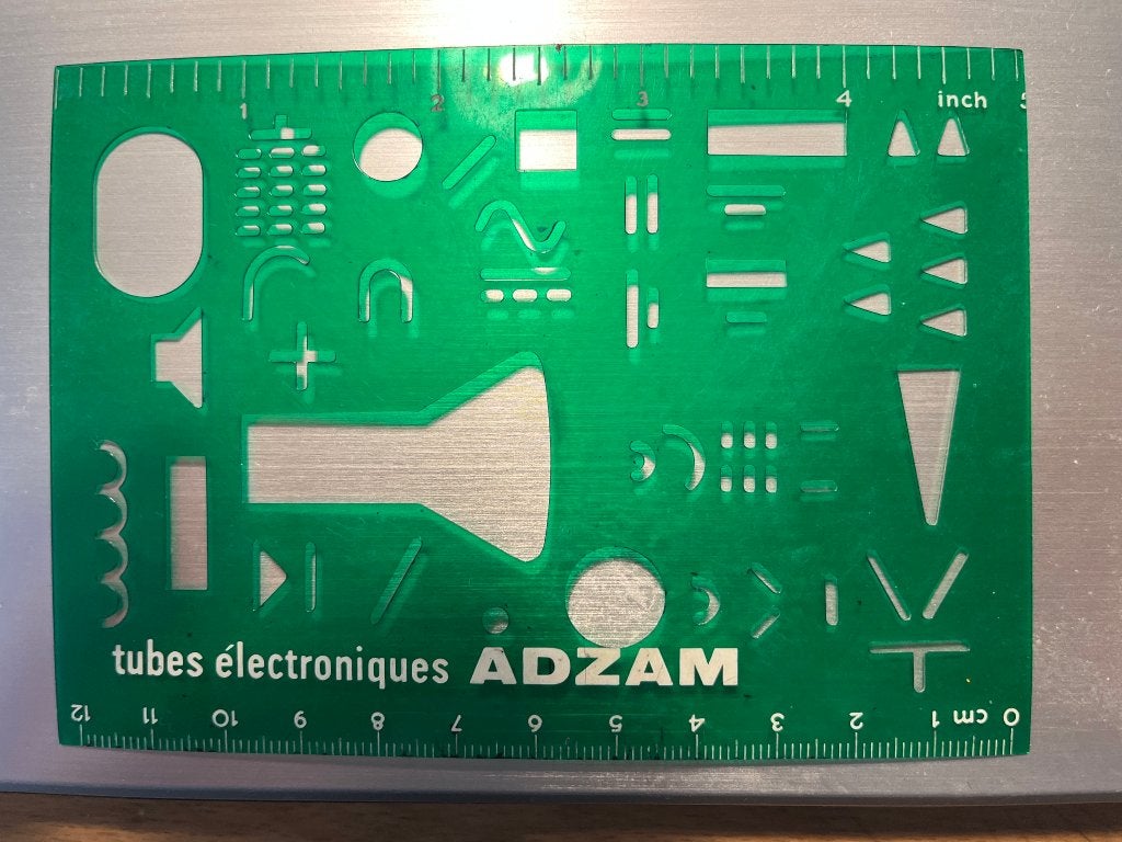 Sjabloon voor het tekenen van electronica schemas, Verzenden, Gebruikt