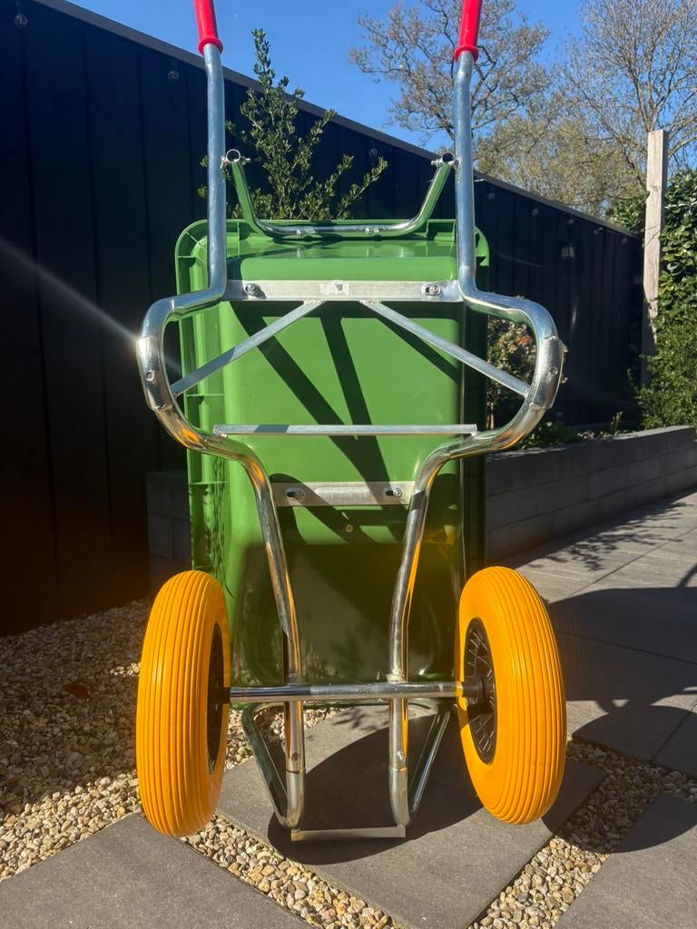 Kruiwagen 160 Liter met 2 Antilek Wielen, Tuin en Terras, Kruiwagens, Ophalen of Verzenden, Nieuw, Handmatig, Tweewielig